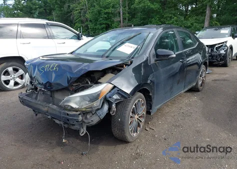 2015 Toyota Corolla S Plus z USA, uszkodzony, nr VIN 2T1BURHE7FC367459